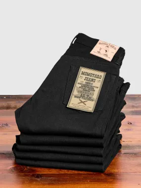 0405-B 15.7oz Black Selvedge Denim - High Tapered Fit