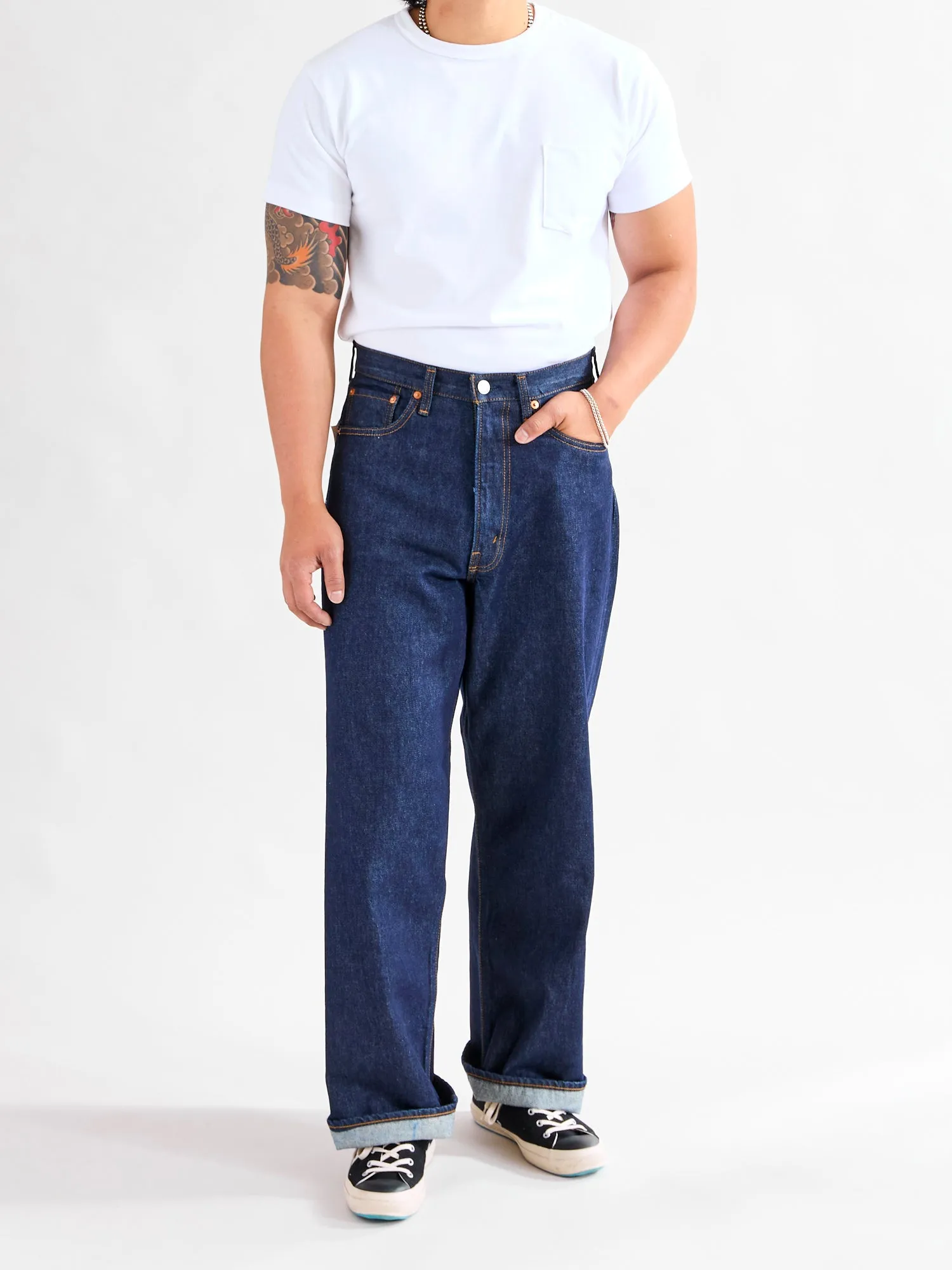 100 13.5oz Denim - Super Dad Wide Fit