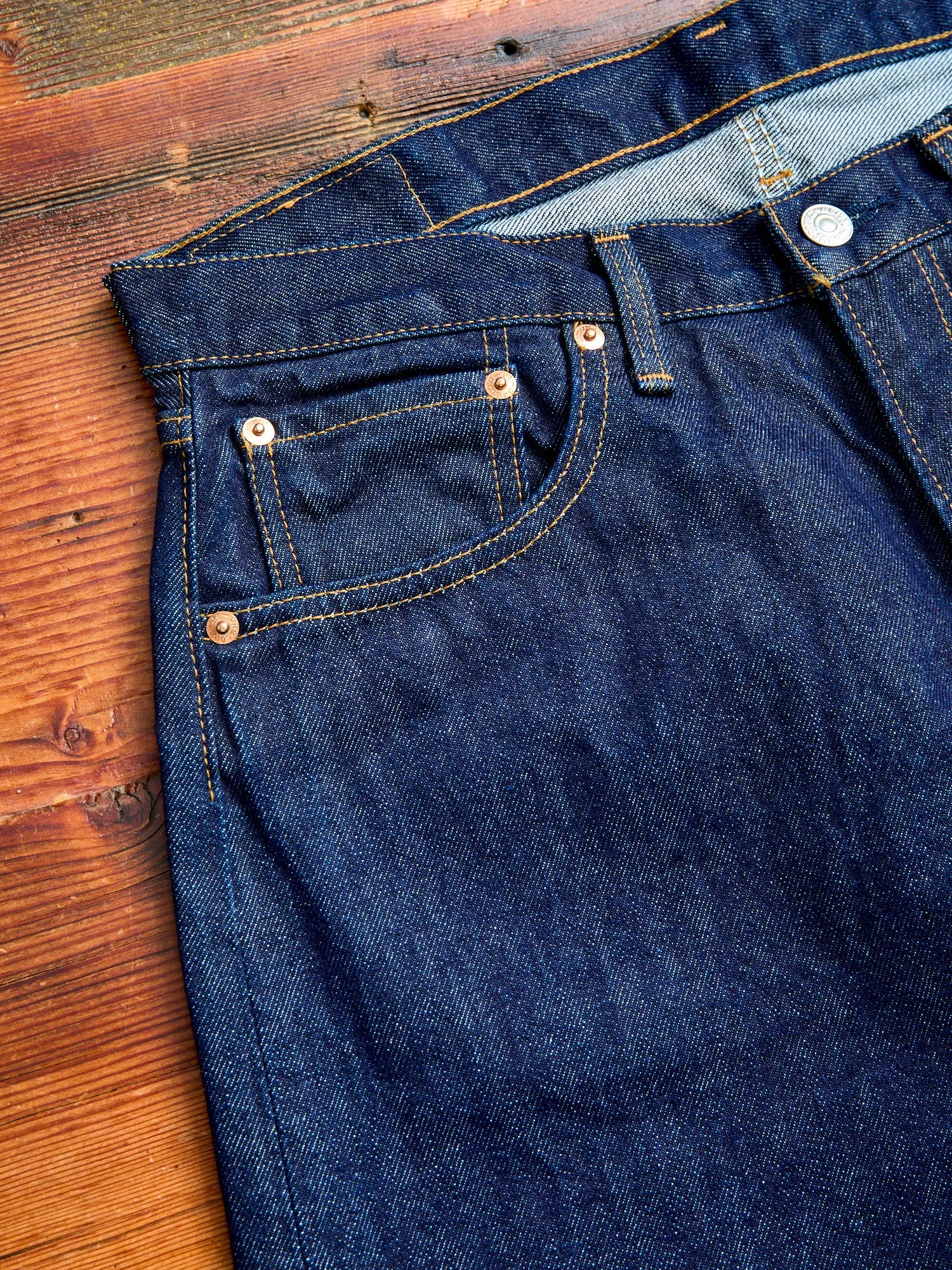 100 13.5oz Denim - Super Dad Wide Fit