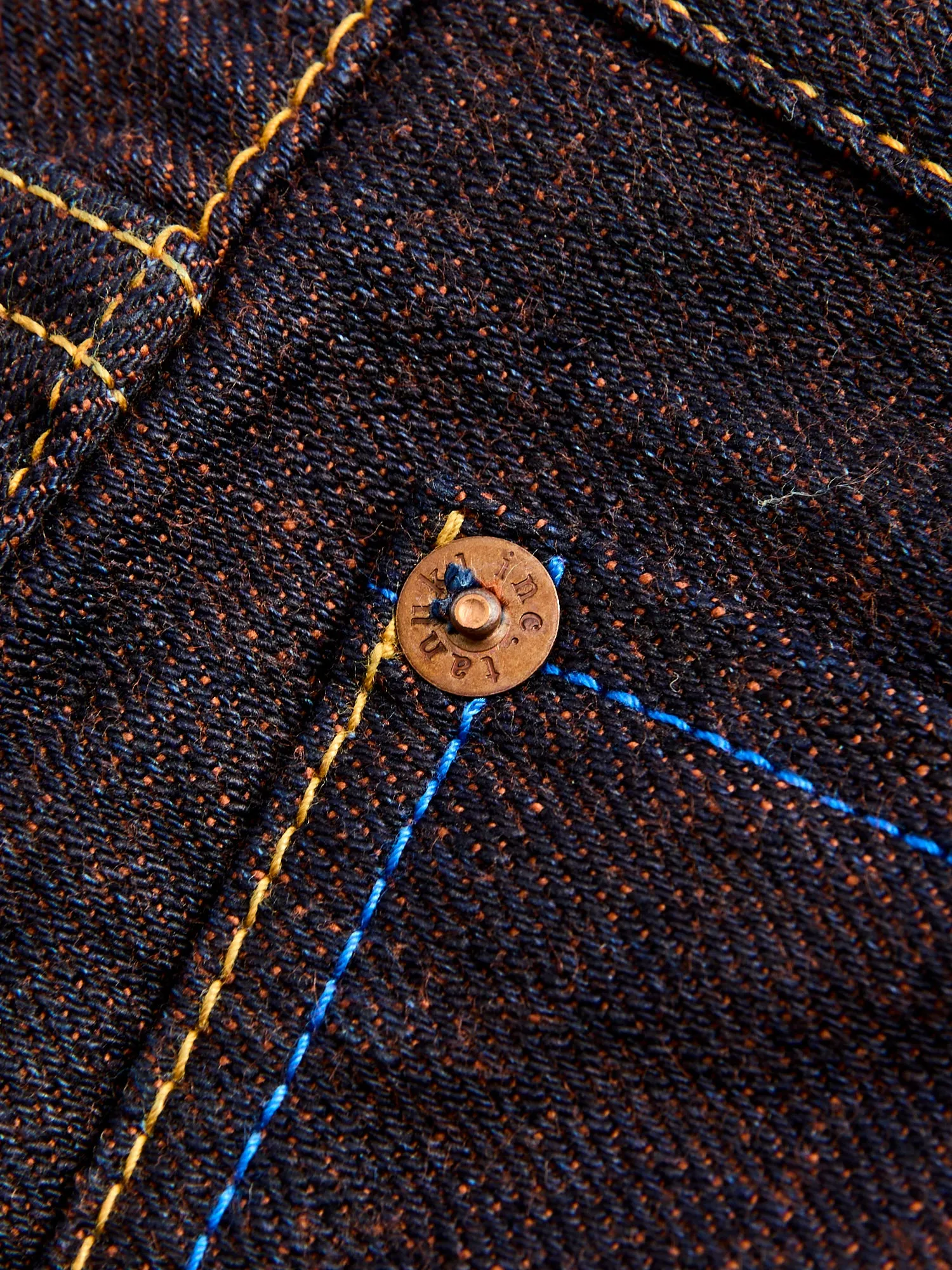 101KH "Kakishibu" 14.5oz Selvedge Denim - Regular Straight Fit