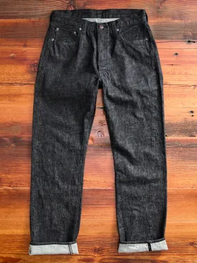 1101BK 14oz Black Selvedge Denim - Classic Straight Fit