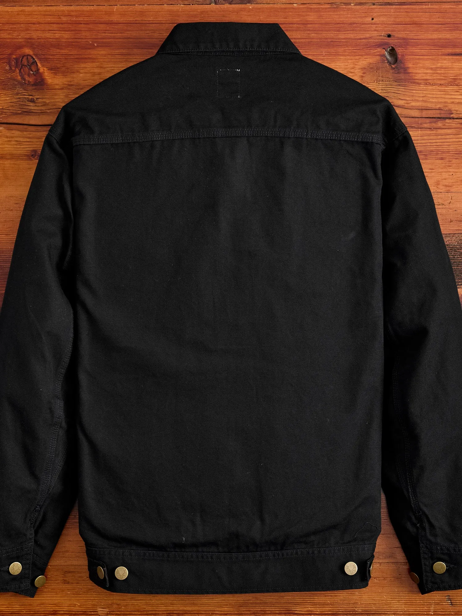 11.5oz Cotton Canvas Work Jacket in Black