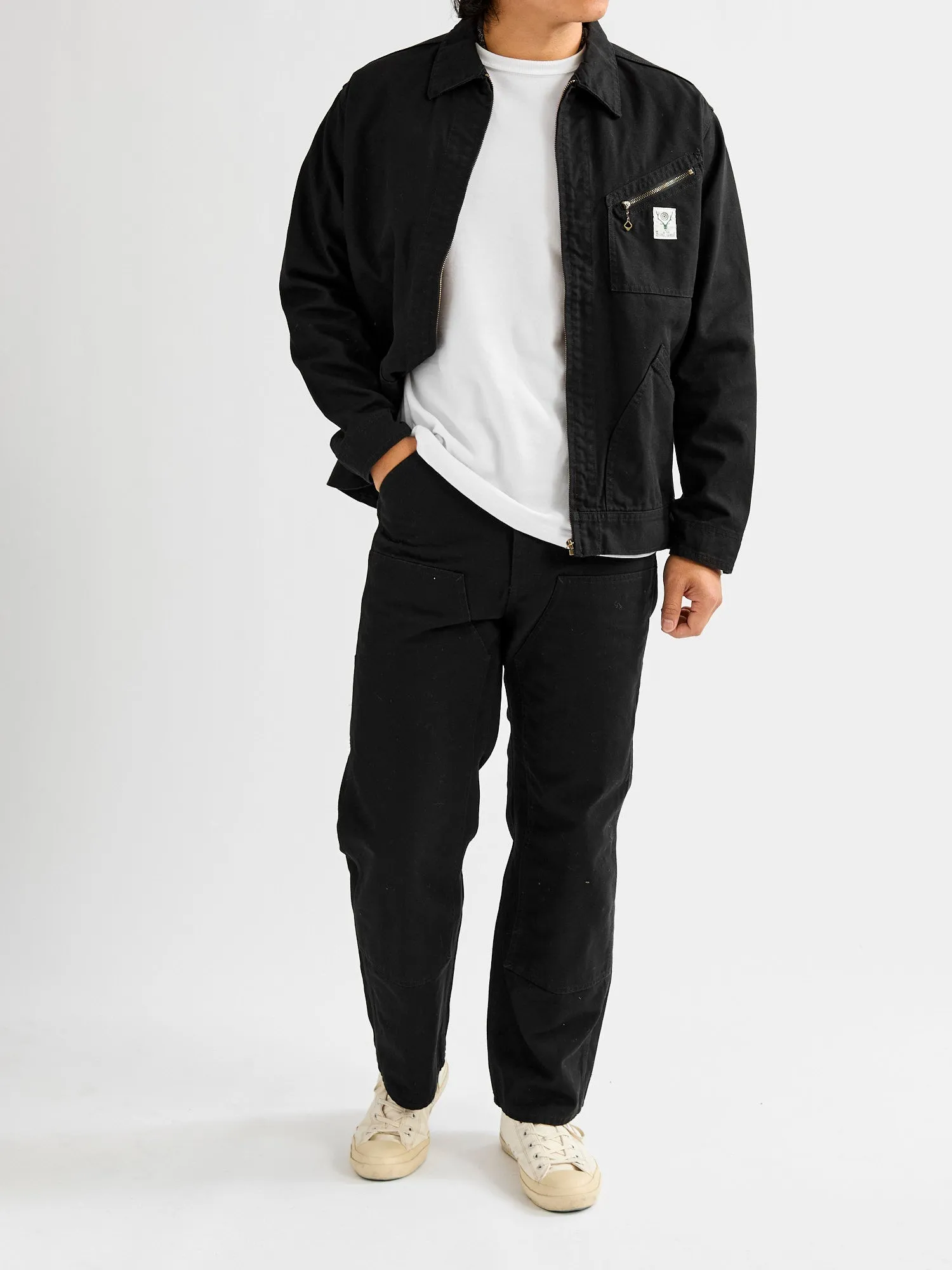 11.5oz Cotton Canvas Work Jacket in Black