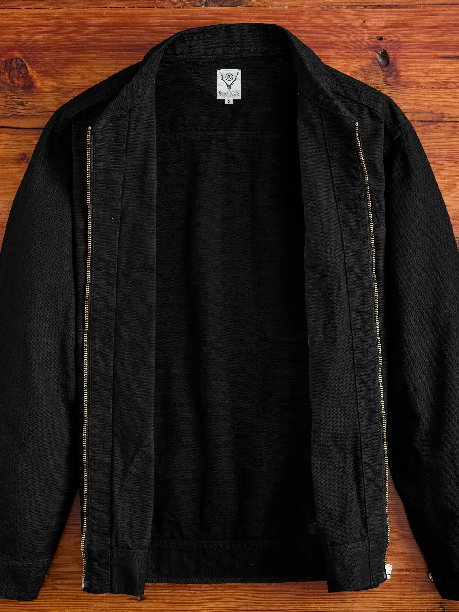 11.5oz Cotton Canvas Work Jacket in Black