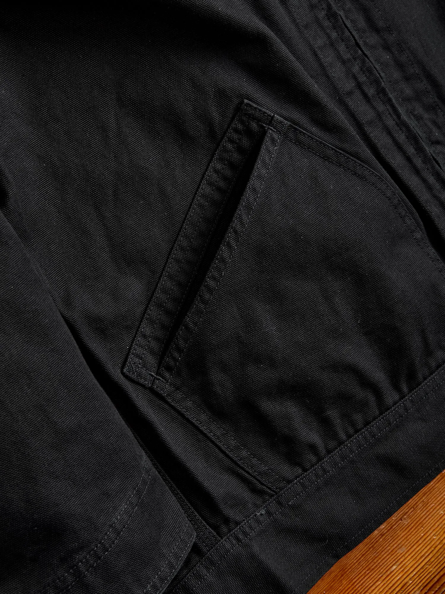 11.5oz Cotton Canvas Work Jacket in Black