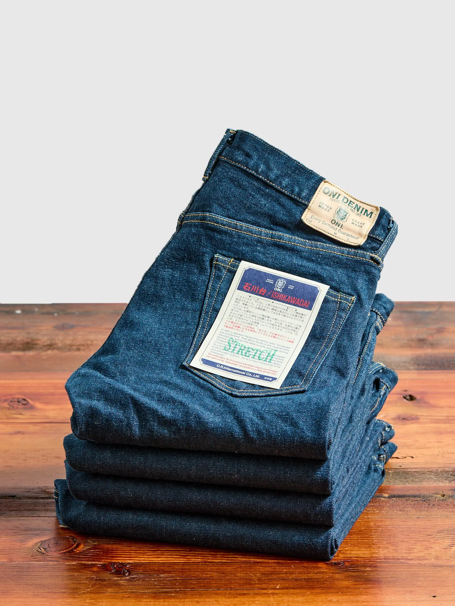 121S "Ishikawadai Stretch" 15oz Stretch Selvedge Denim - Relaxed Tapered Fit