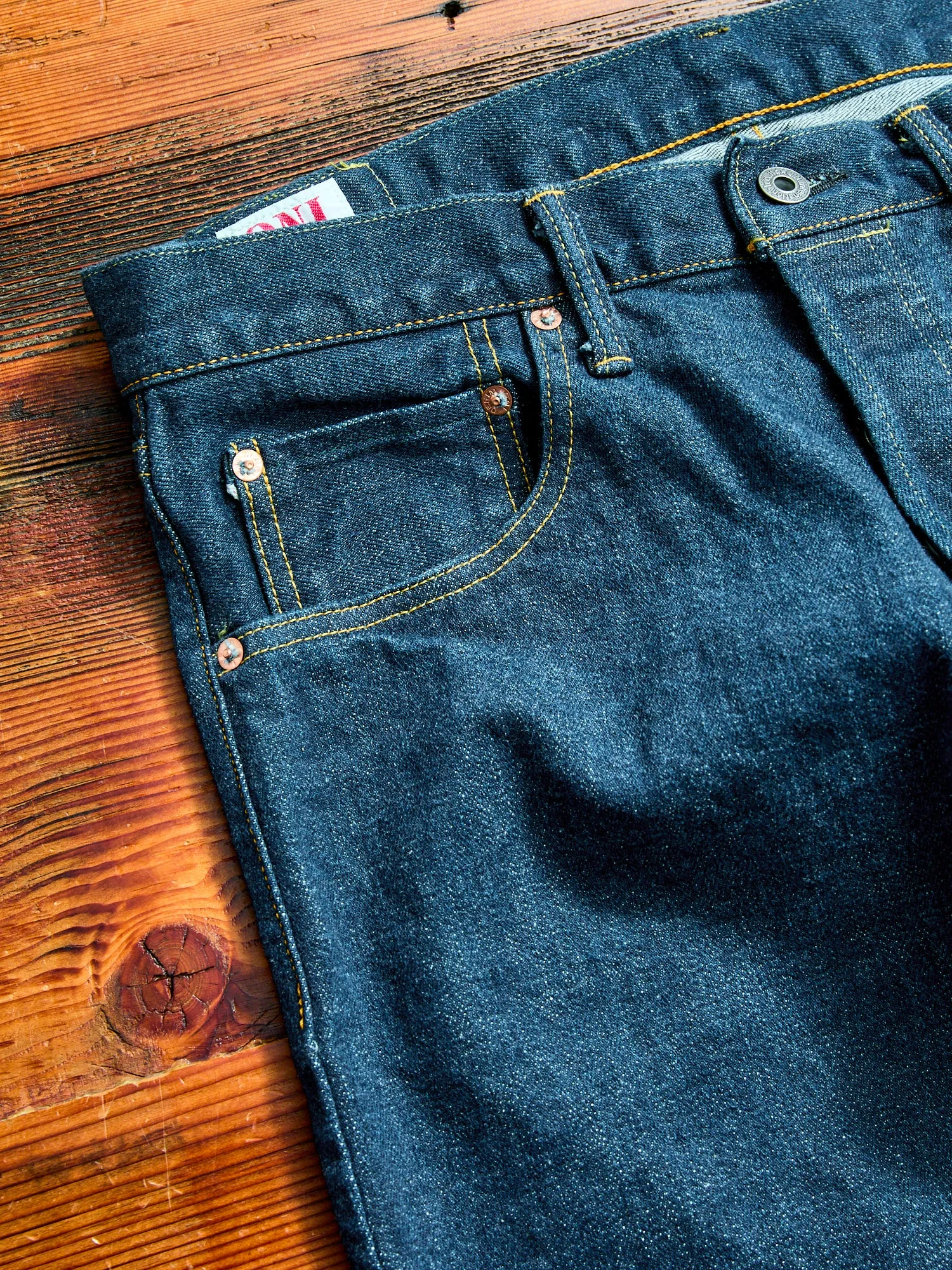 121S "Ishikawadai Stretch" 15oz Stretch Selvedge Denim - Relaxed Tapered Fit