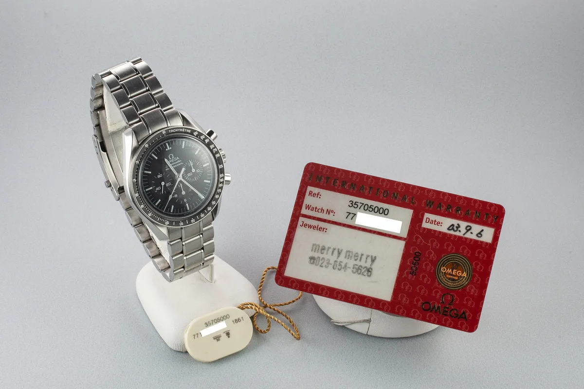 2003 Omega Speedmaster Professional 3570.50.00 with Card