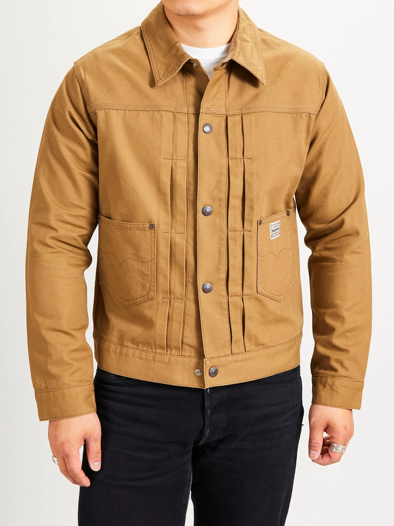 222WJ Duck Canvas Jacket in Brown