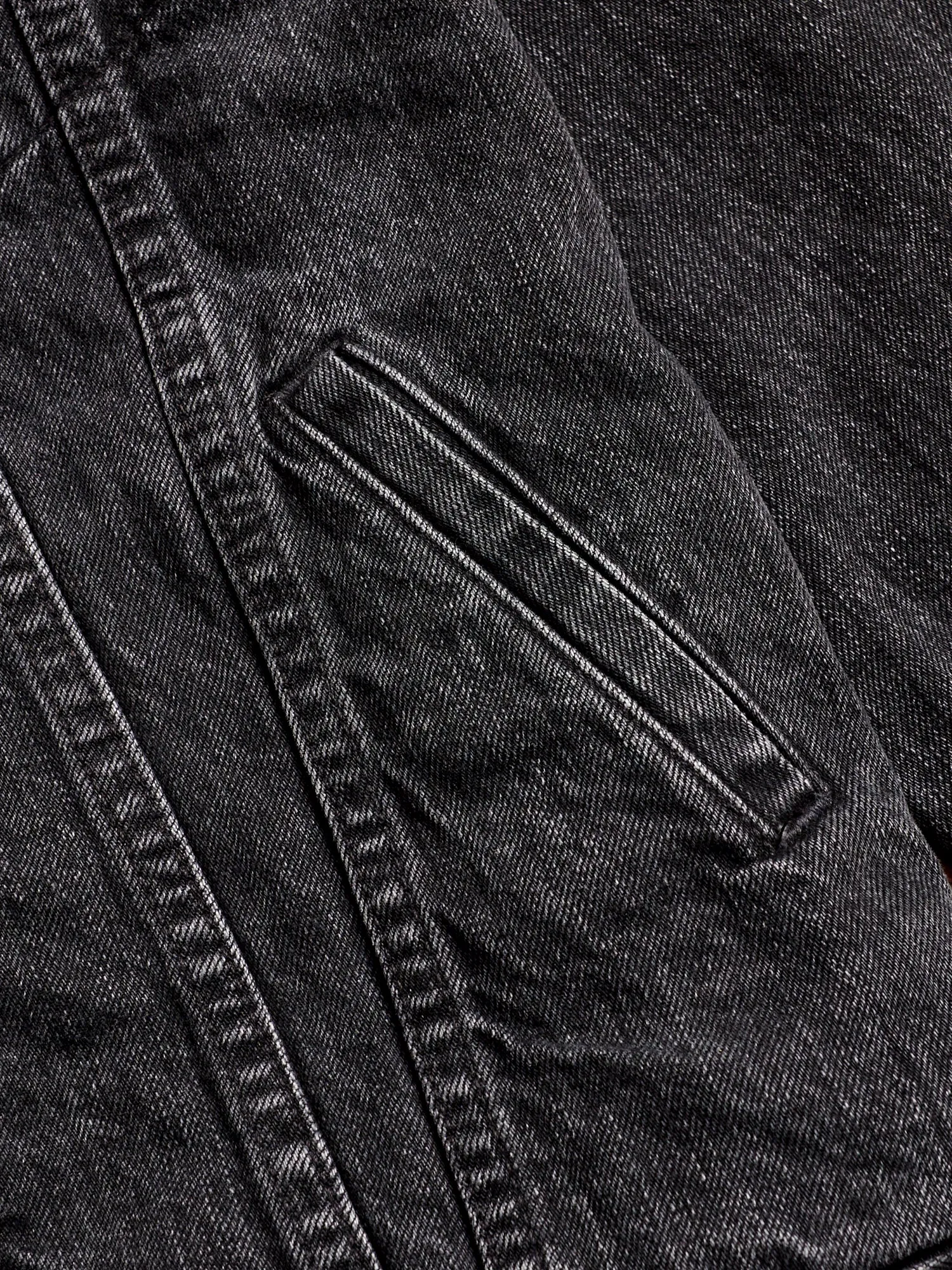 222x Stonewashed Type-3 Denim Jacket in Black