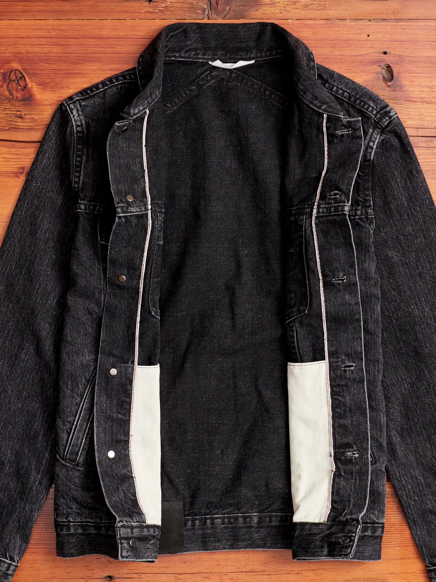 222x Stonewashed Type-3 Denim Jacket in Black