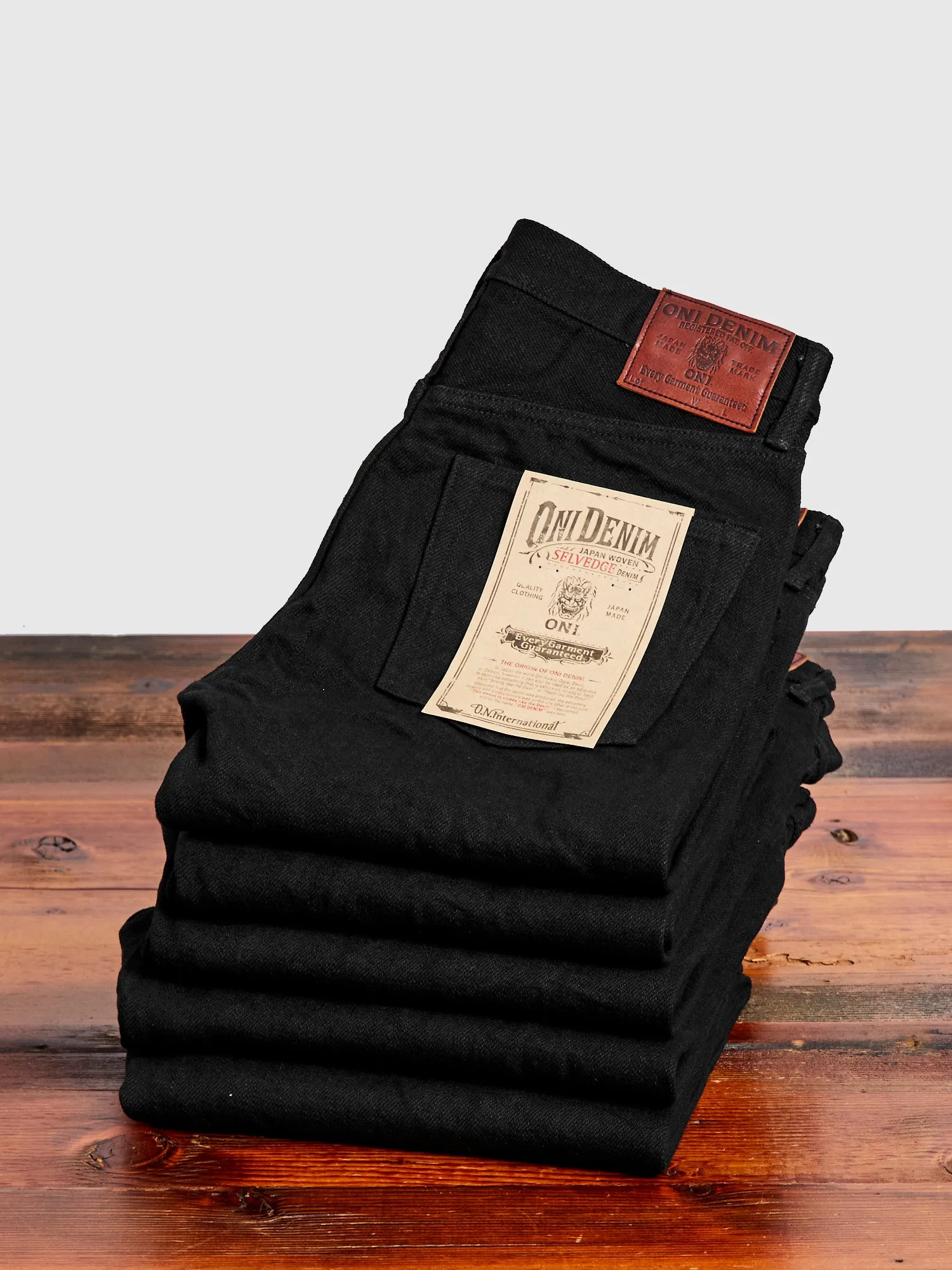 288ZR-BK "Secret Black" 20oz Selvedge Denim - Classic Straight Fit