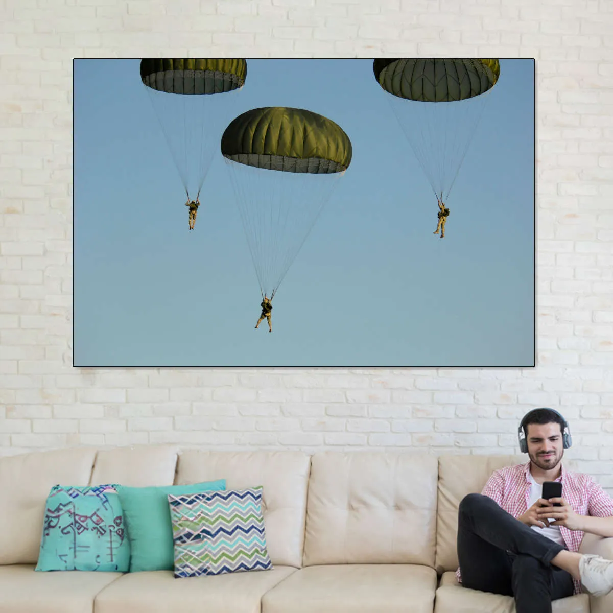 82nd Airborne Division Paratroopers Wall Art