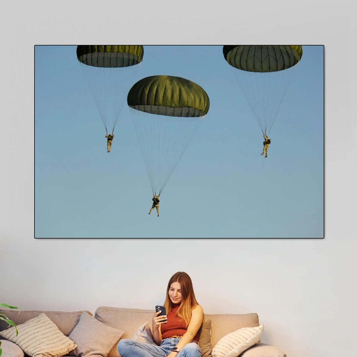 82nd Airborne Division Paratroopers Wall Art