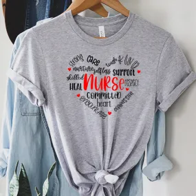 Adult Bella Canvas Tee | Nurse Accolades