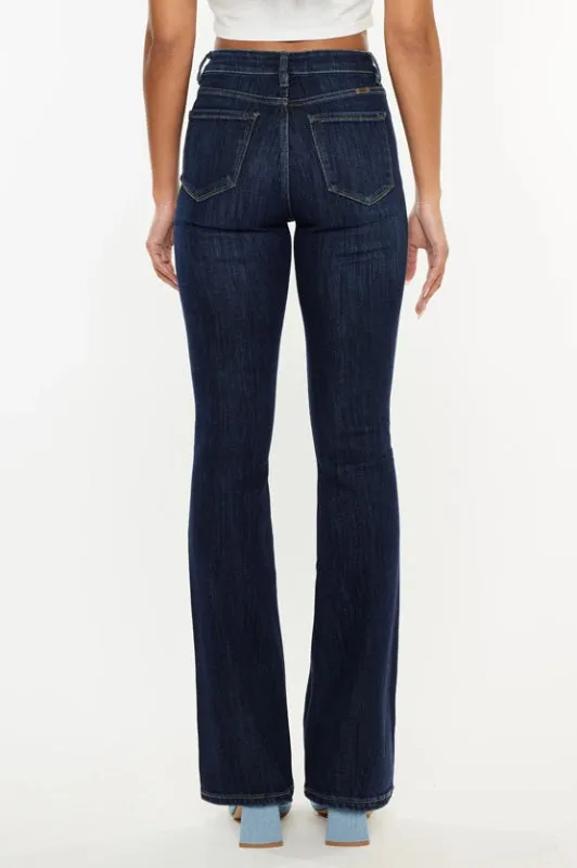 ami bootcut jean - dark wash