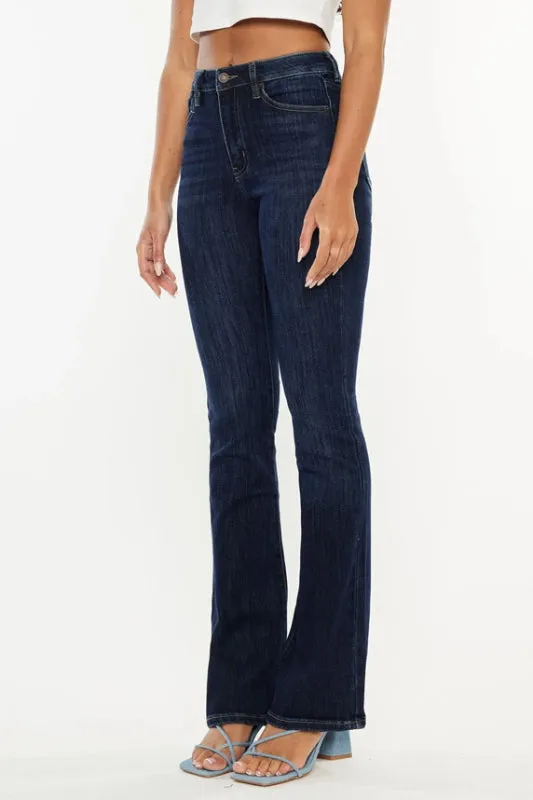 ami bootcut jean - dark wash