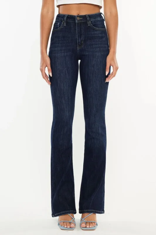 ami bootcut jean - dark wash