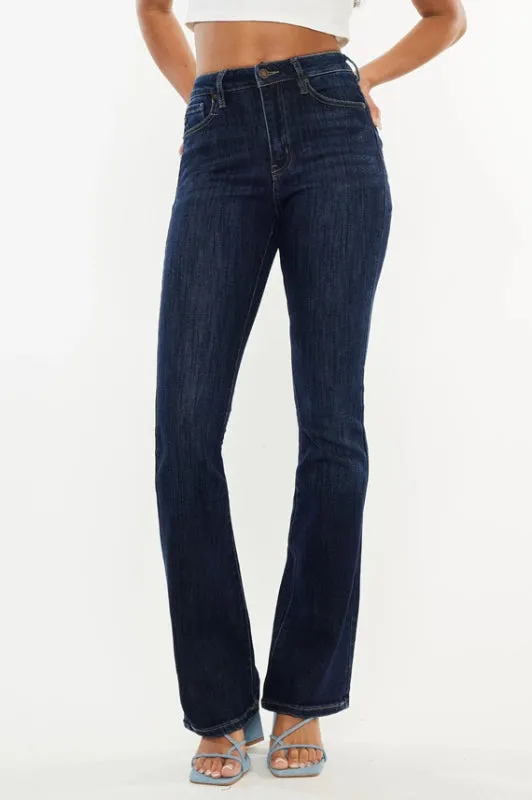 ami bootcut jean - dark wash