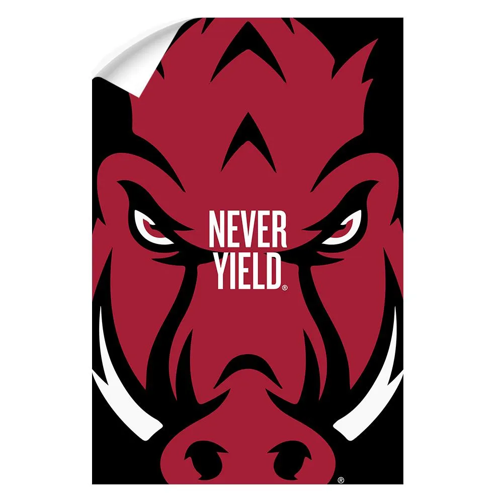 Arkansas Razorbacks - Arkansas Razorback Never Yield