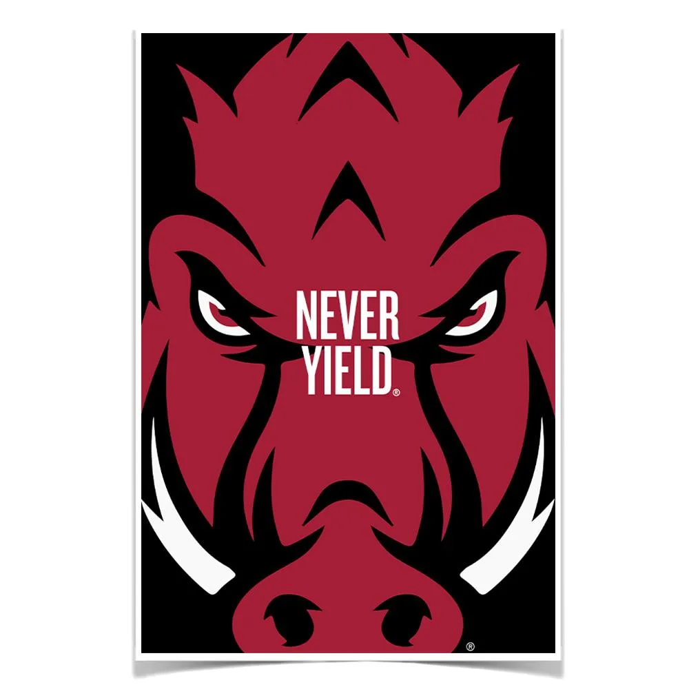 Arkansas Razorbacks - Arkansas Razorback Never Yield