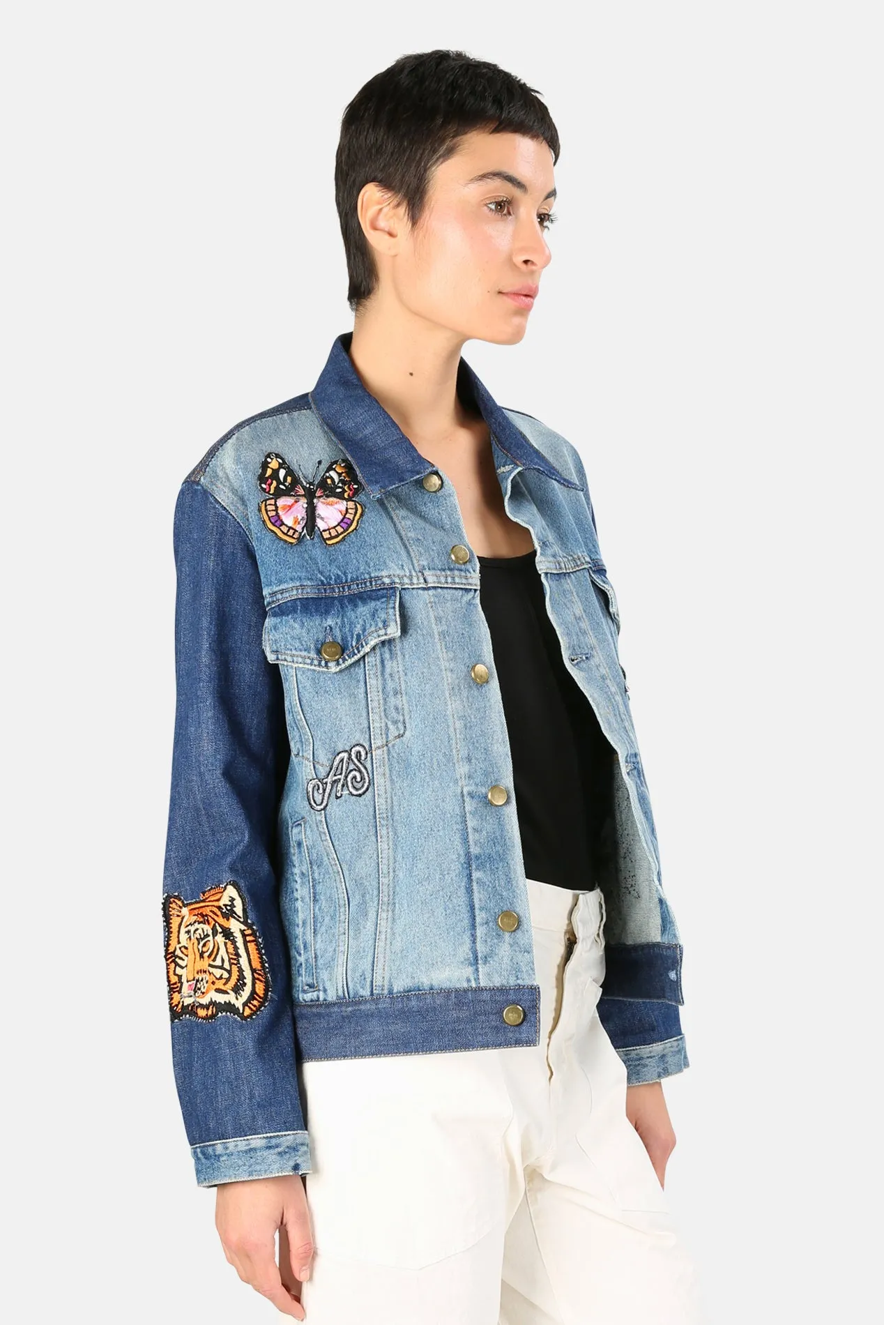 AS65 Embroidered Denim Jacket