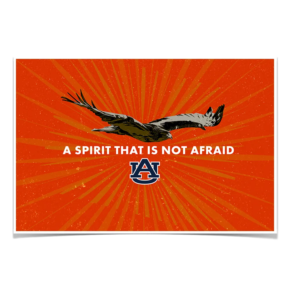 Auburn Tigers - Retro A Spirit that is Not Afraid