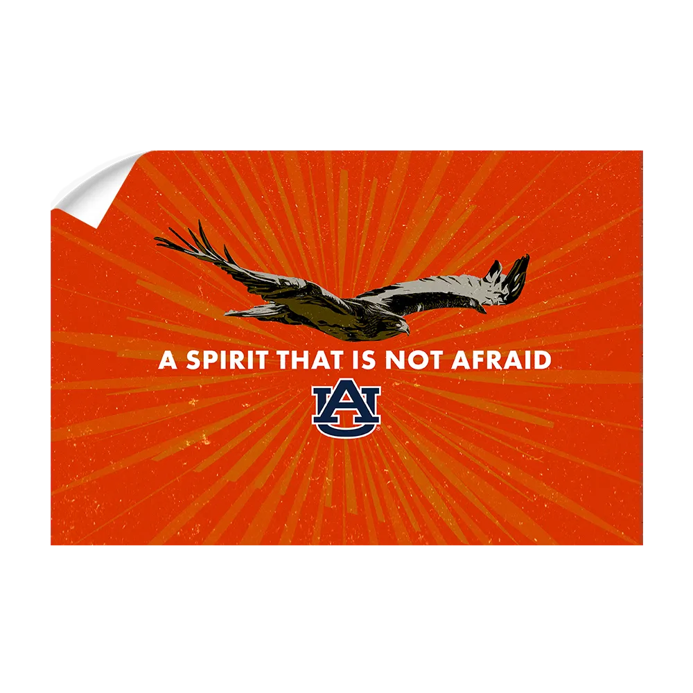 Auburn Tigers - Retro A Spirit that is Not Afraid