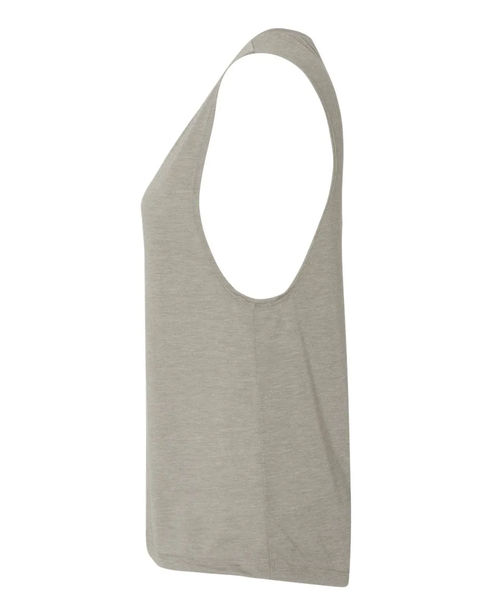 Bella   Canvas 8803 Women's Flowy Scoop Muscle Tank - Heather Stone