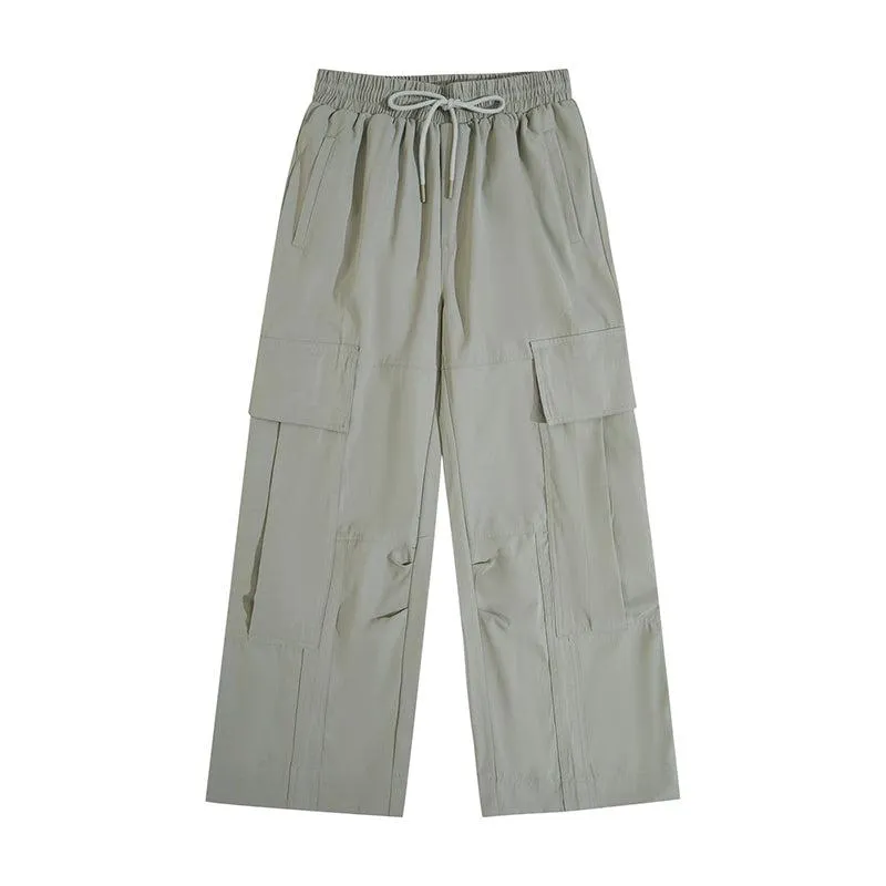 Big Flap Pocket Drawstring Cargo Pants