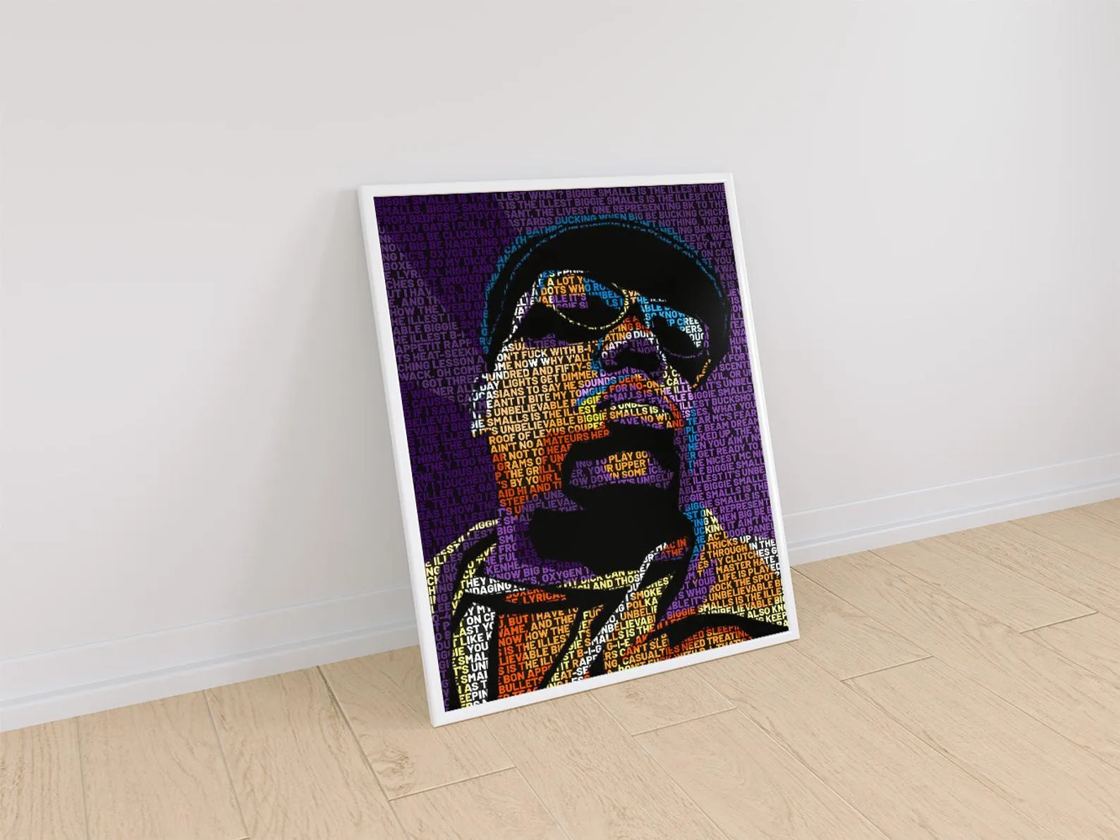 Biggie Smalls Custom Printing, Home Decor, Wall Hanging, Custom Music Canvas, Biggie Smalls Home Decor