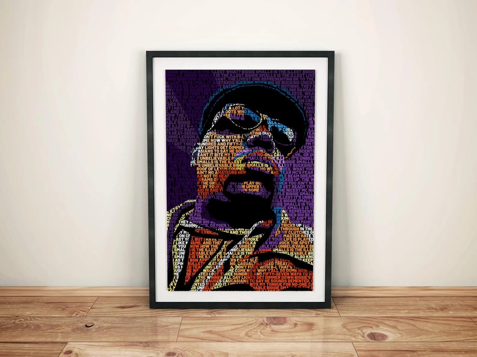 Biggie Smalls Custom Printing, Home Decor, Wall Hanging, Custom Music Canvas, Biggie Smalls Home Decor