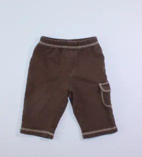 BROWN CARGO TRACK PANTS 6M VGUC