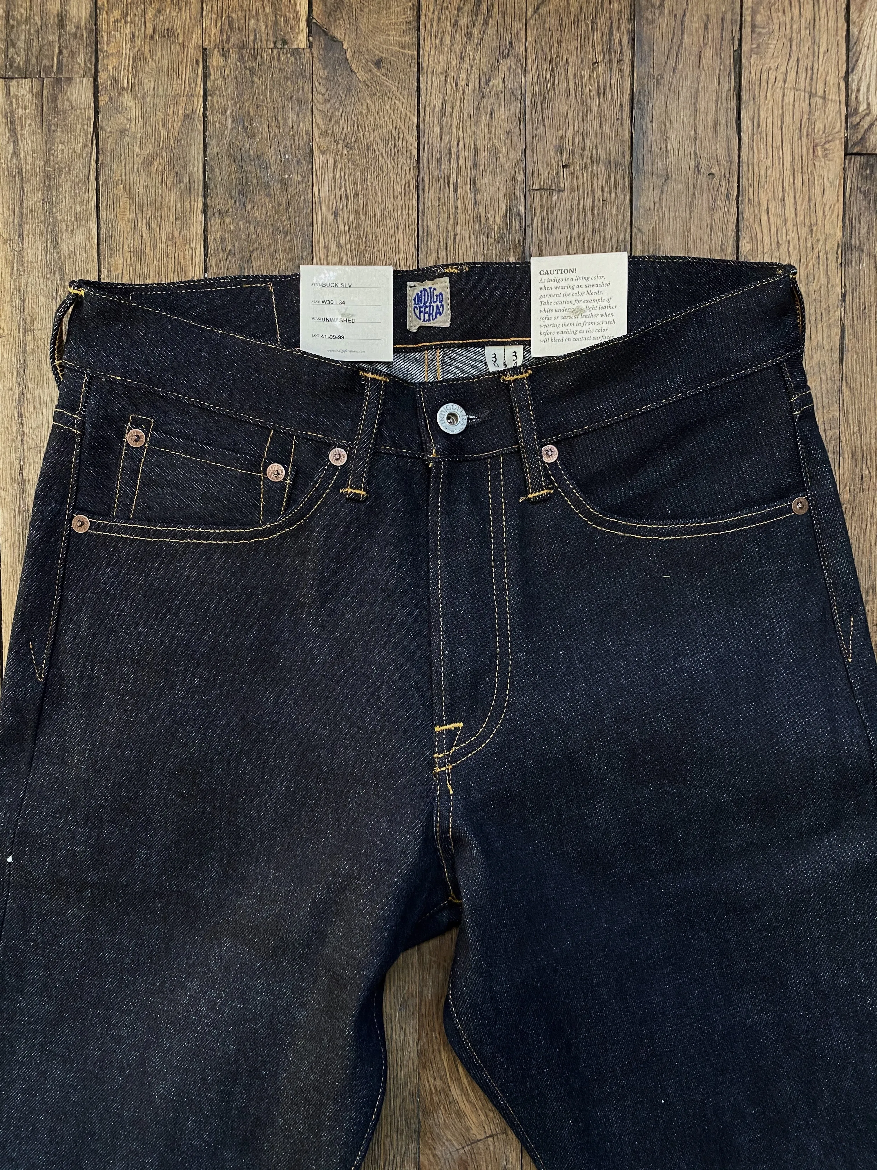 Buck Jeans | No. 9 Selvedge 14 oz | Indigofera