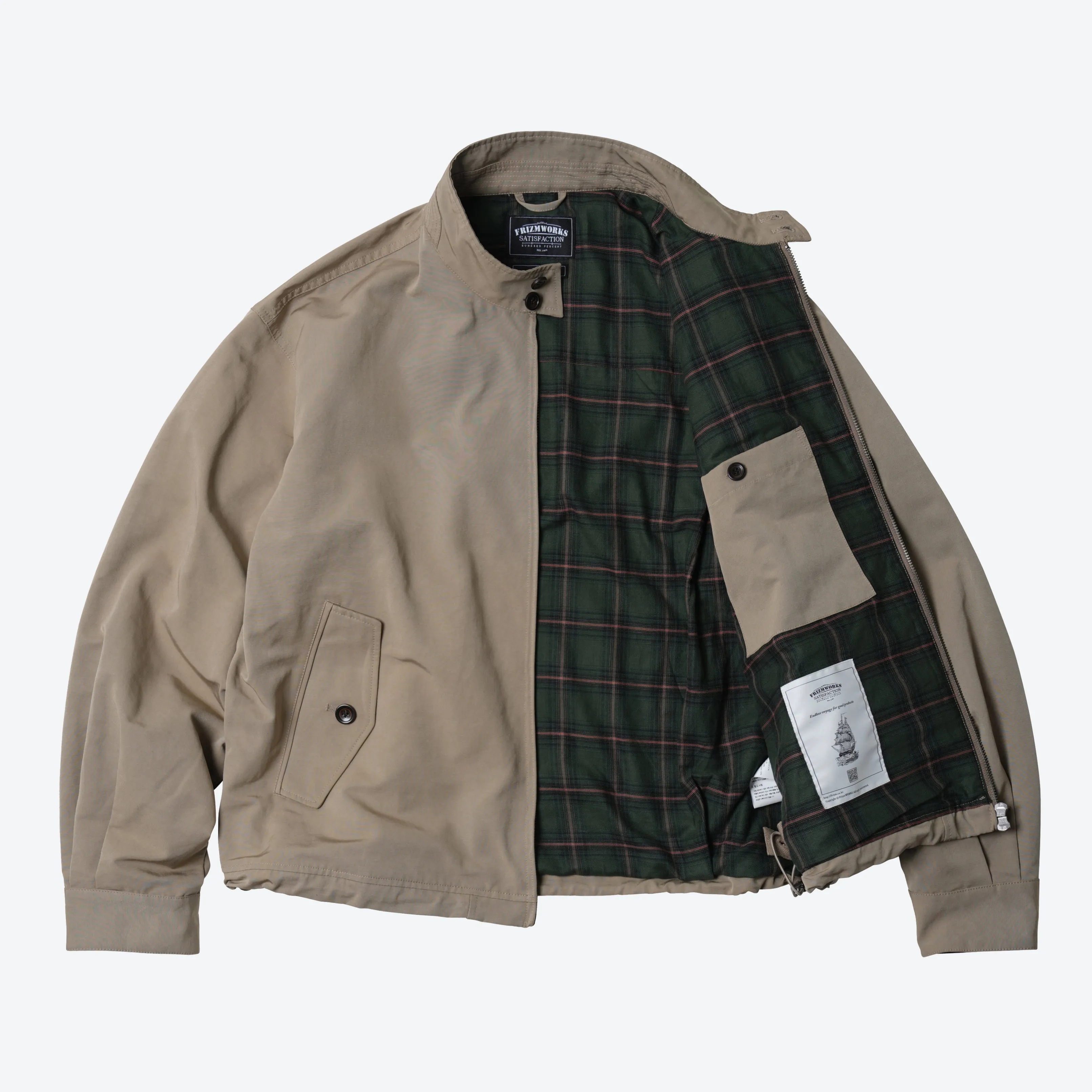 BUDDY HARRINGTON JACKET - BEIGE