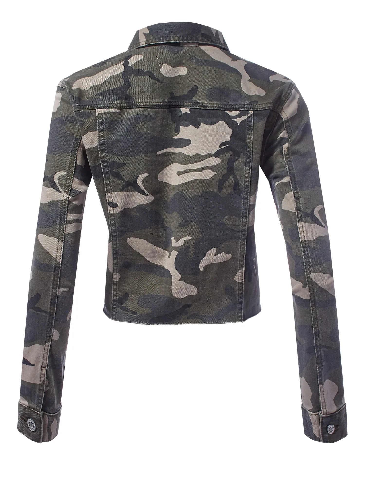 Camouflage Denim Jacket (FWJ1239)