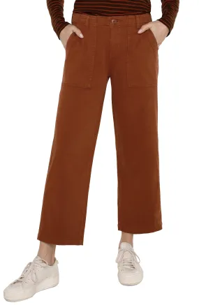 Cargo Wide Leg Crop Pants