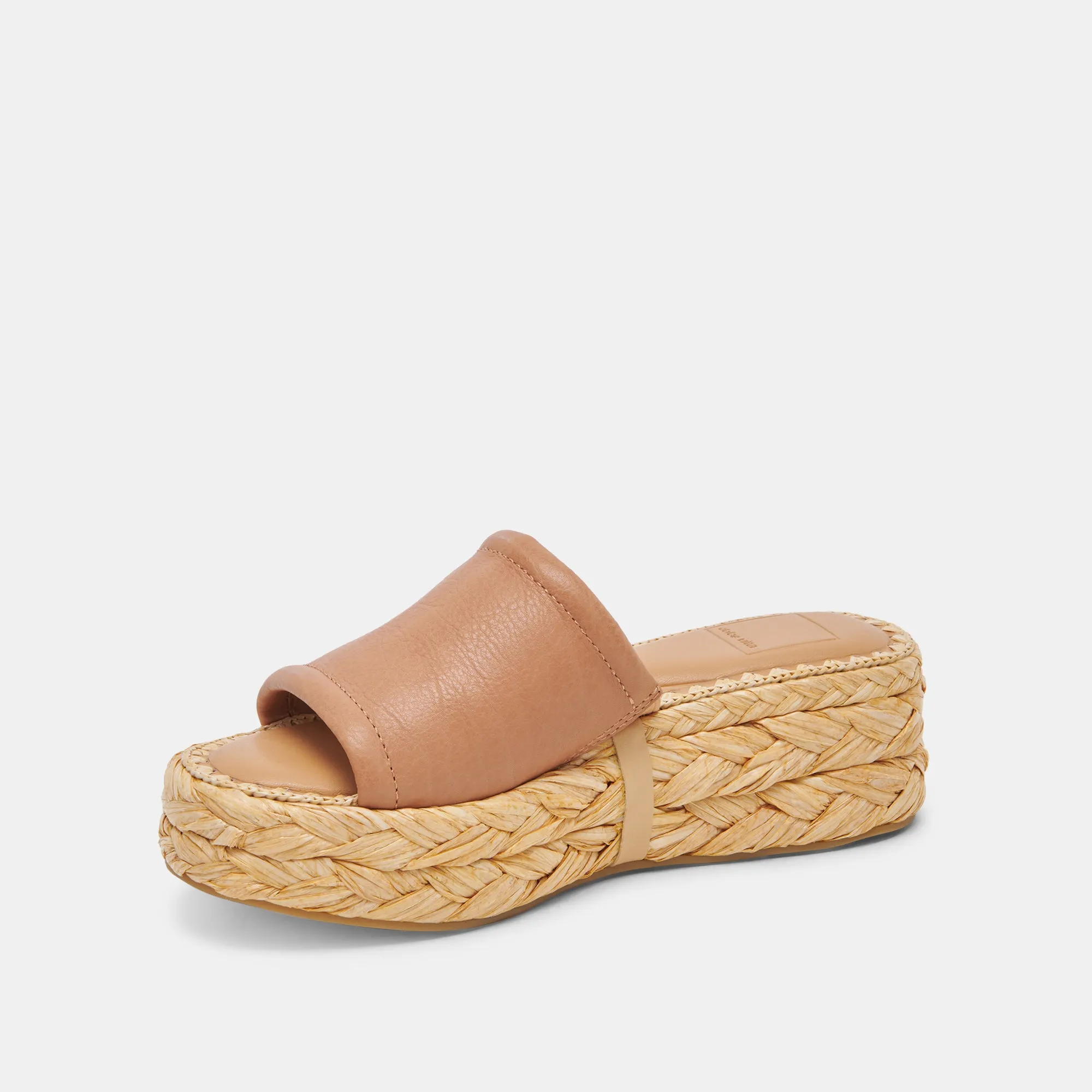 CHAVI WIDE SANDALS HONEY LEATHER