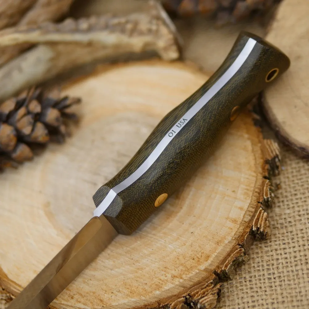 Classic: Green Canvas Micarta