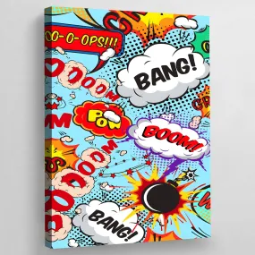 Comics Pop Art Canvas