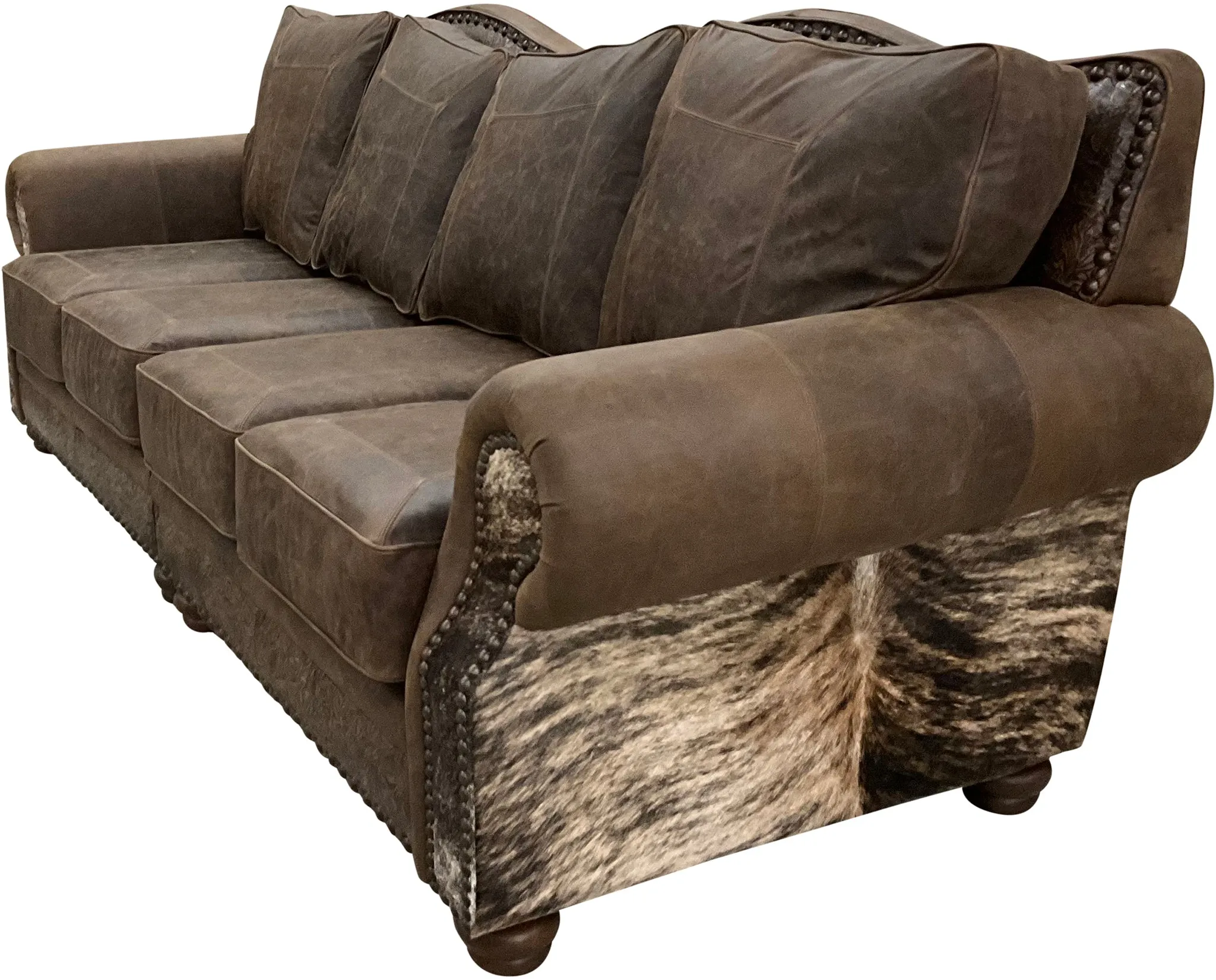 Cora Brown Western Sectional Sofa