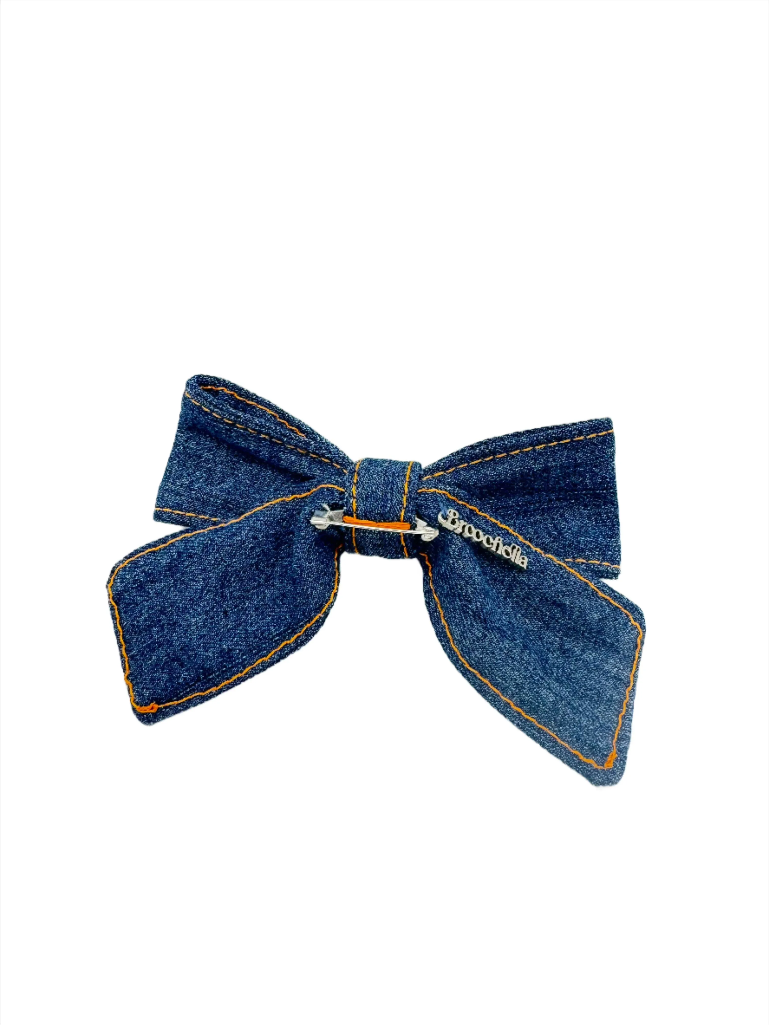 Denim Bows - Small