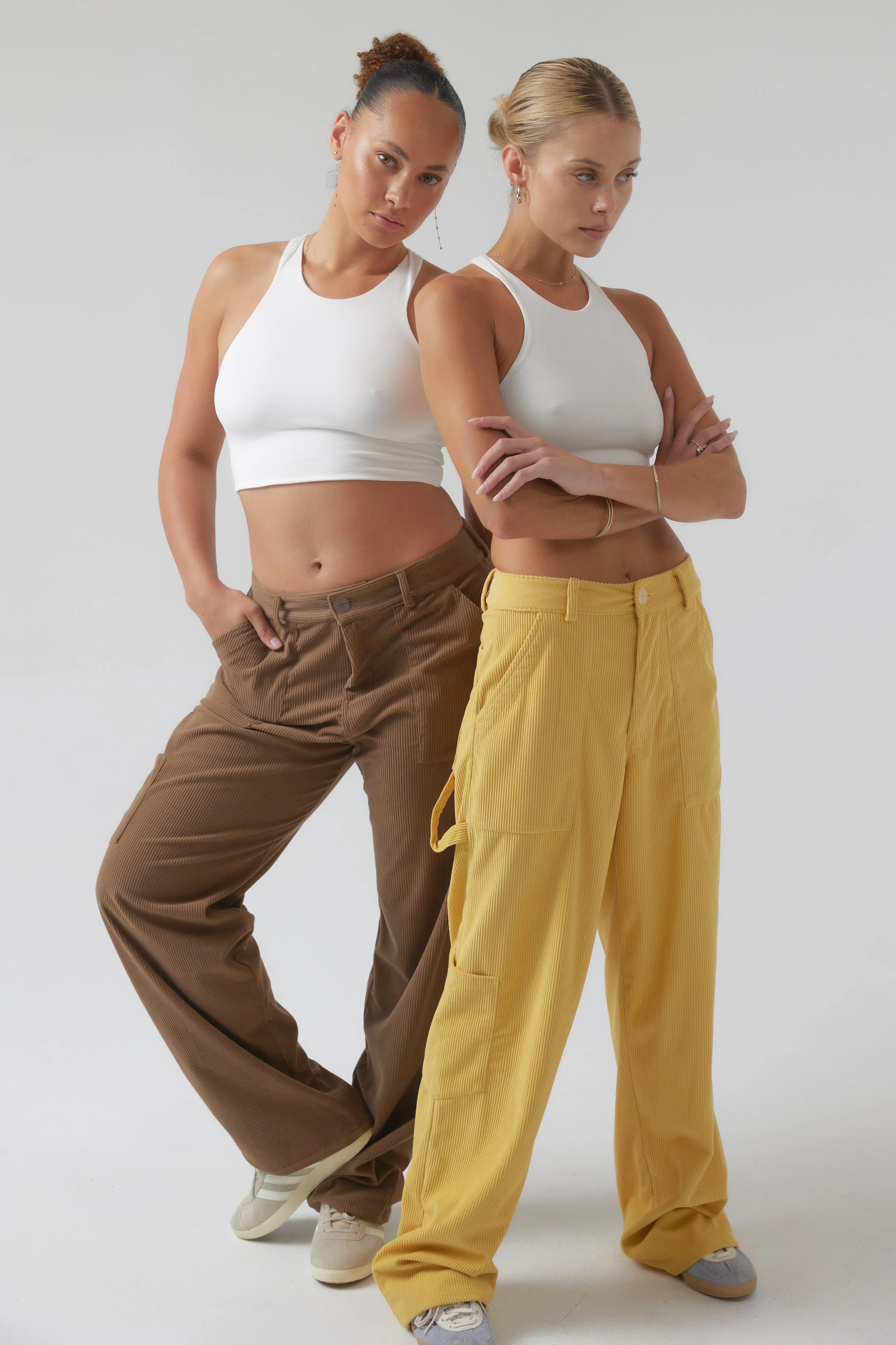 Elsa Cargo Pant in Mustard