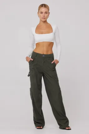 Elsa Cargo Pant in Pine