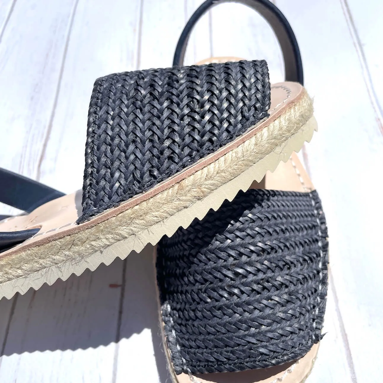 Espadrille - Braided CHARCOAL