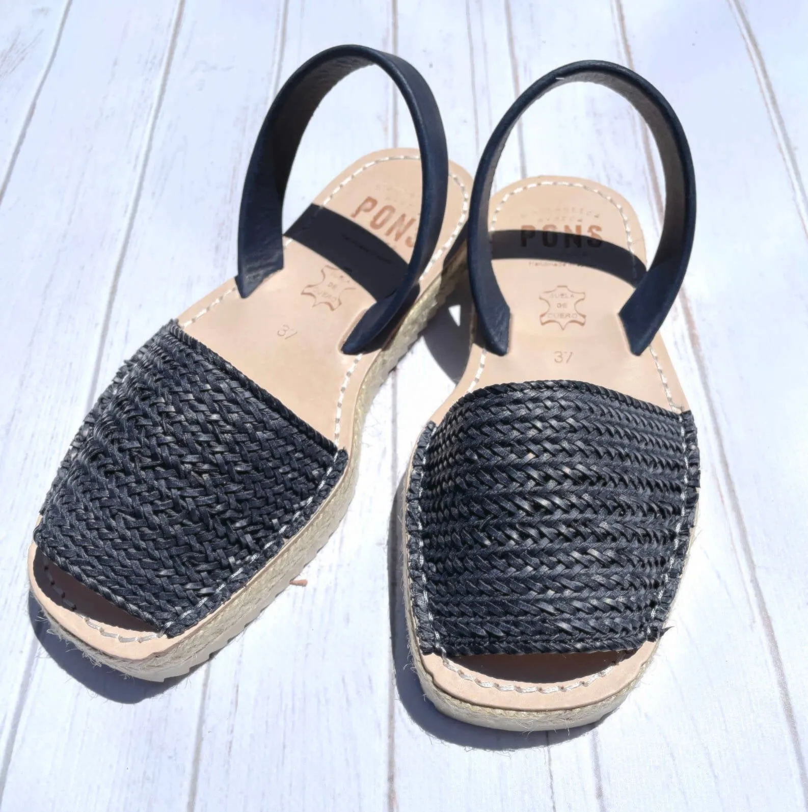 Espadrille - Braided CHARCOAL