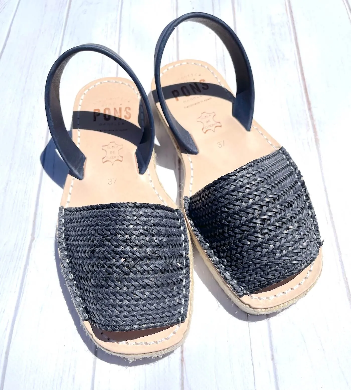 Espadrille - Braided CHARCOAL