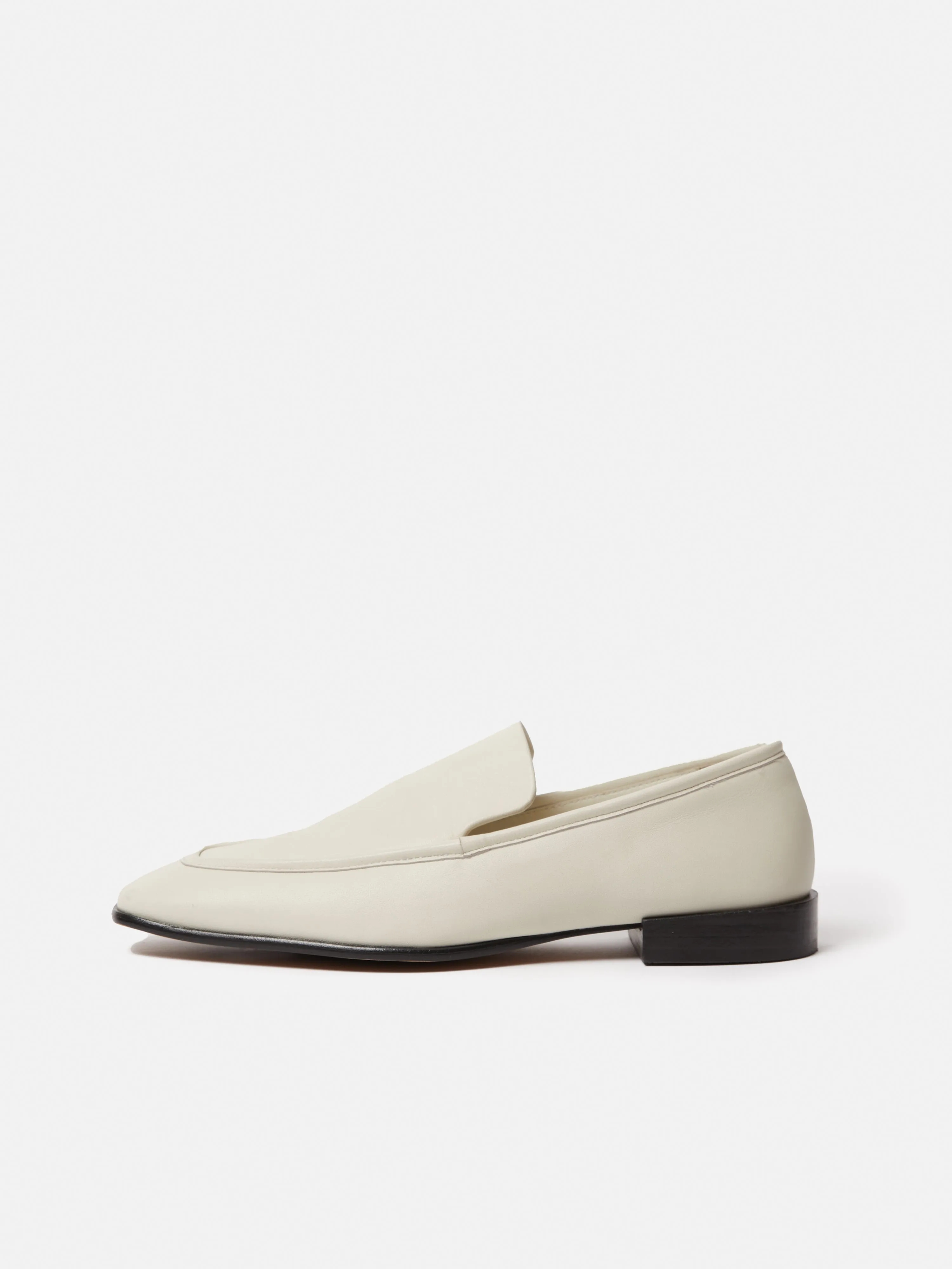 Frame Leather Loafer | White