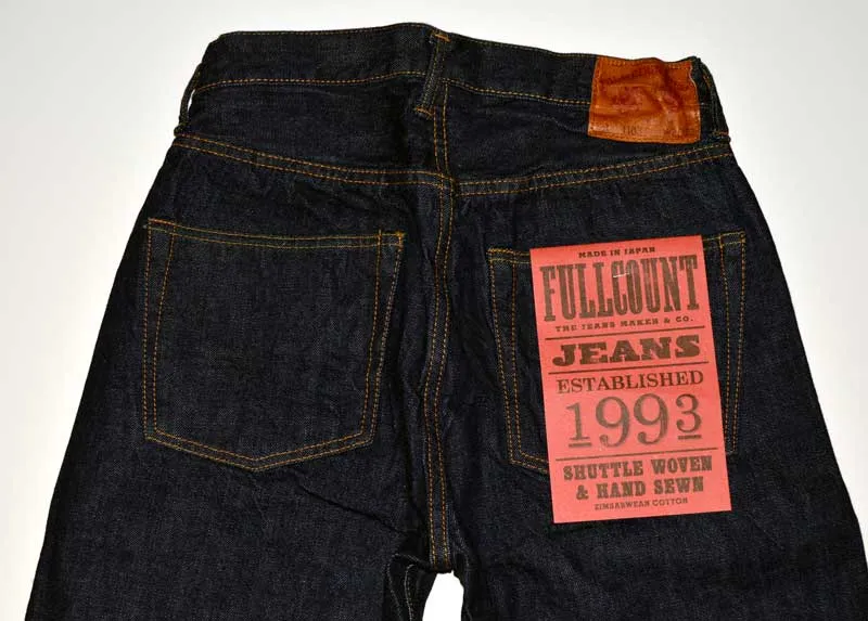 FULL COUNT "1103" Clean Straight Denim