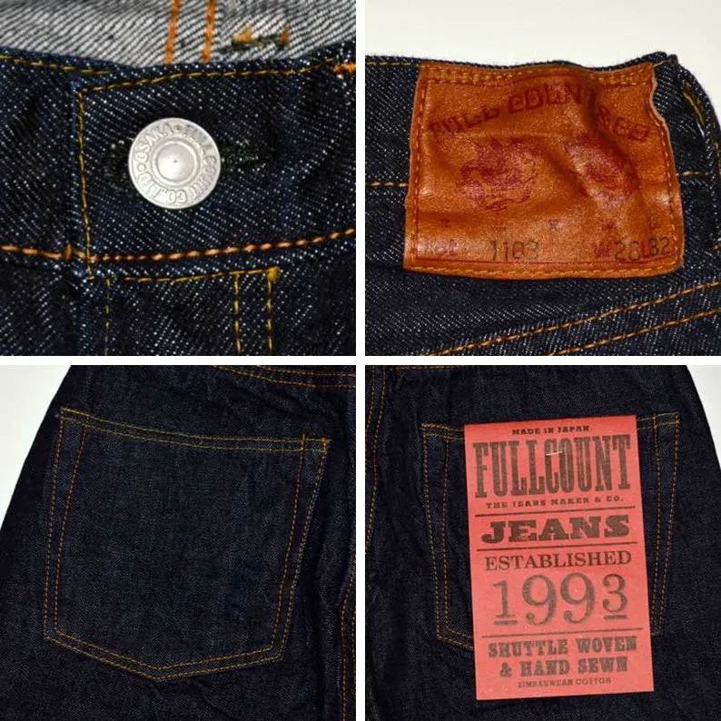 FULL COUNT "1103" Clean Straight Denim